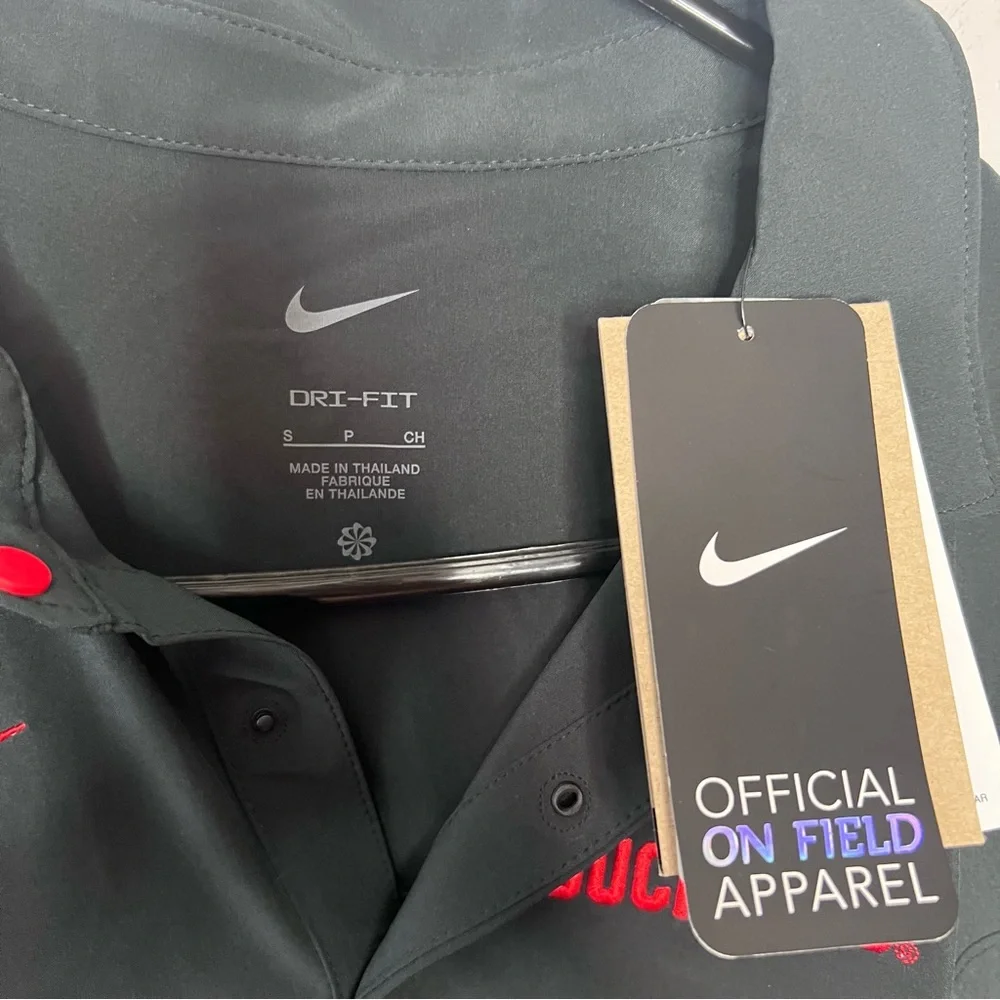 NWT Nike Ohio State Buckeyes On Field Dri-Fit Polo Mens Small - Picture 6 of 7